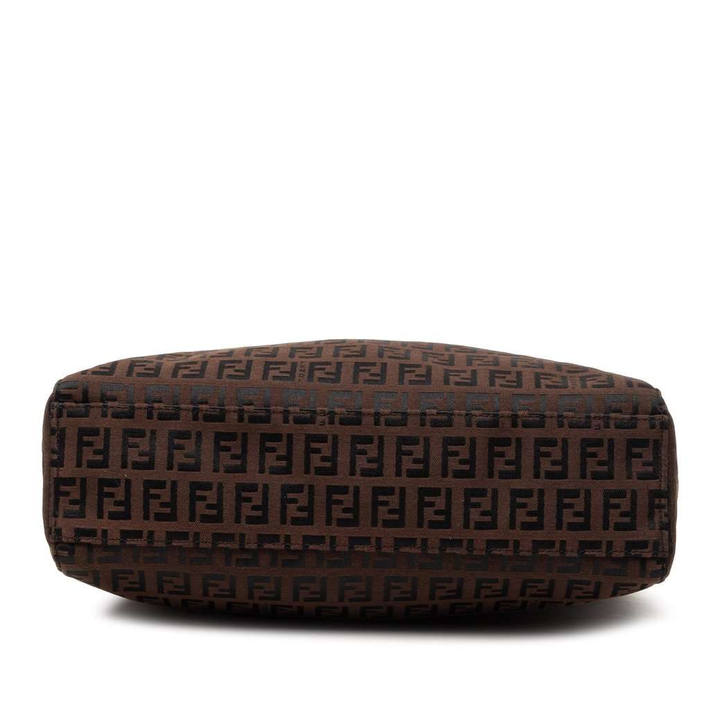Fendi Zucchino Canvas Tote Brown Very good - Inside View