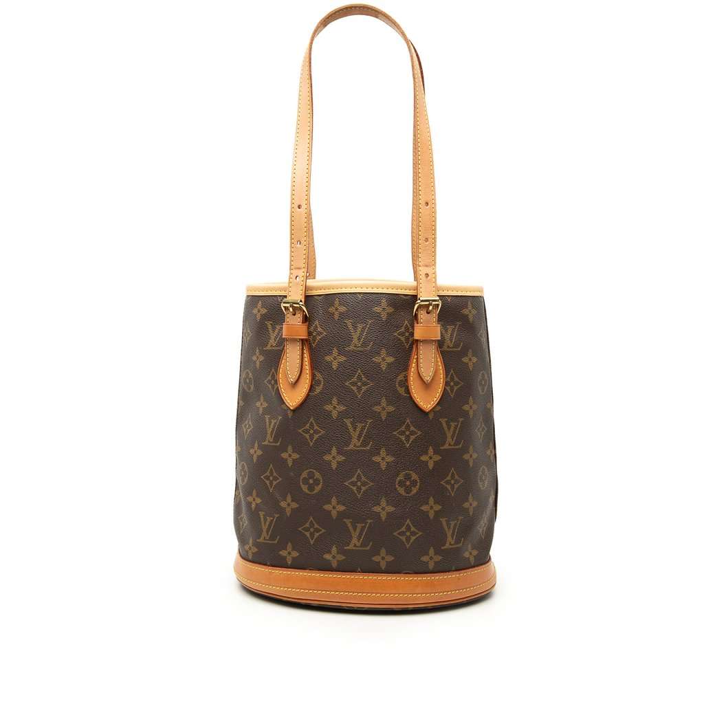 Louis Vuitton Monogram Petit Bucket Brown Good condition - Front View