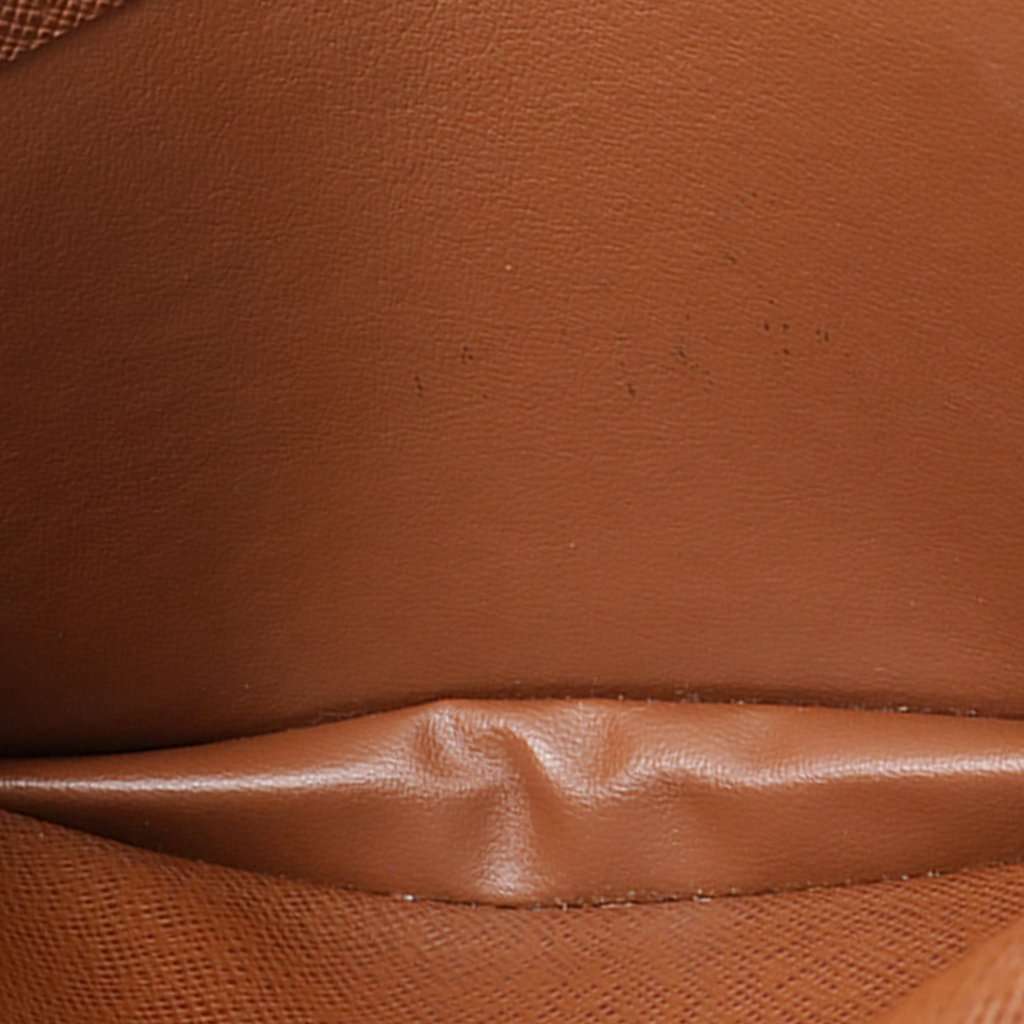 Louis Vuitton Monogram Porte Valeurs Checkbook Wallet Brown Very good - Model View