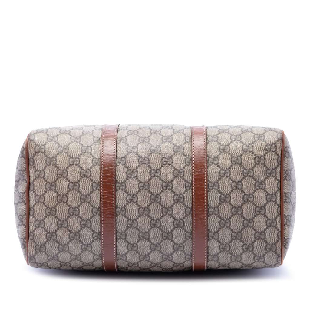 Gucci Medium GG Supreme Joy Boston Bag Beige Very good - Inside View
