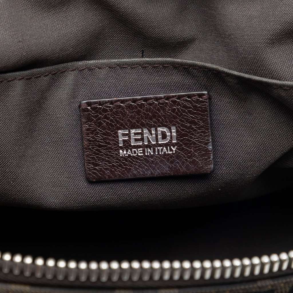 Fendi Zucca Canvas Crossbody Brown Very good condition - Box View