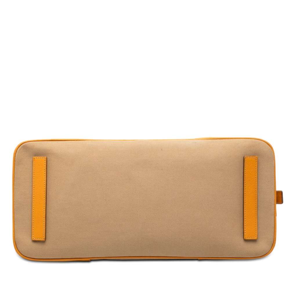Prada Cinghiale Trimmed Canapa Dome Handbag Beige Very good condition - Inside View