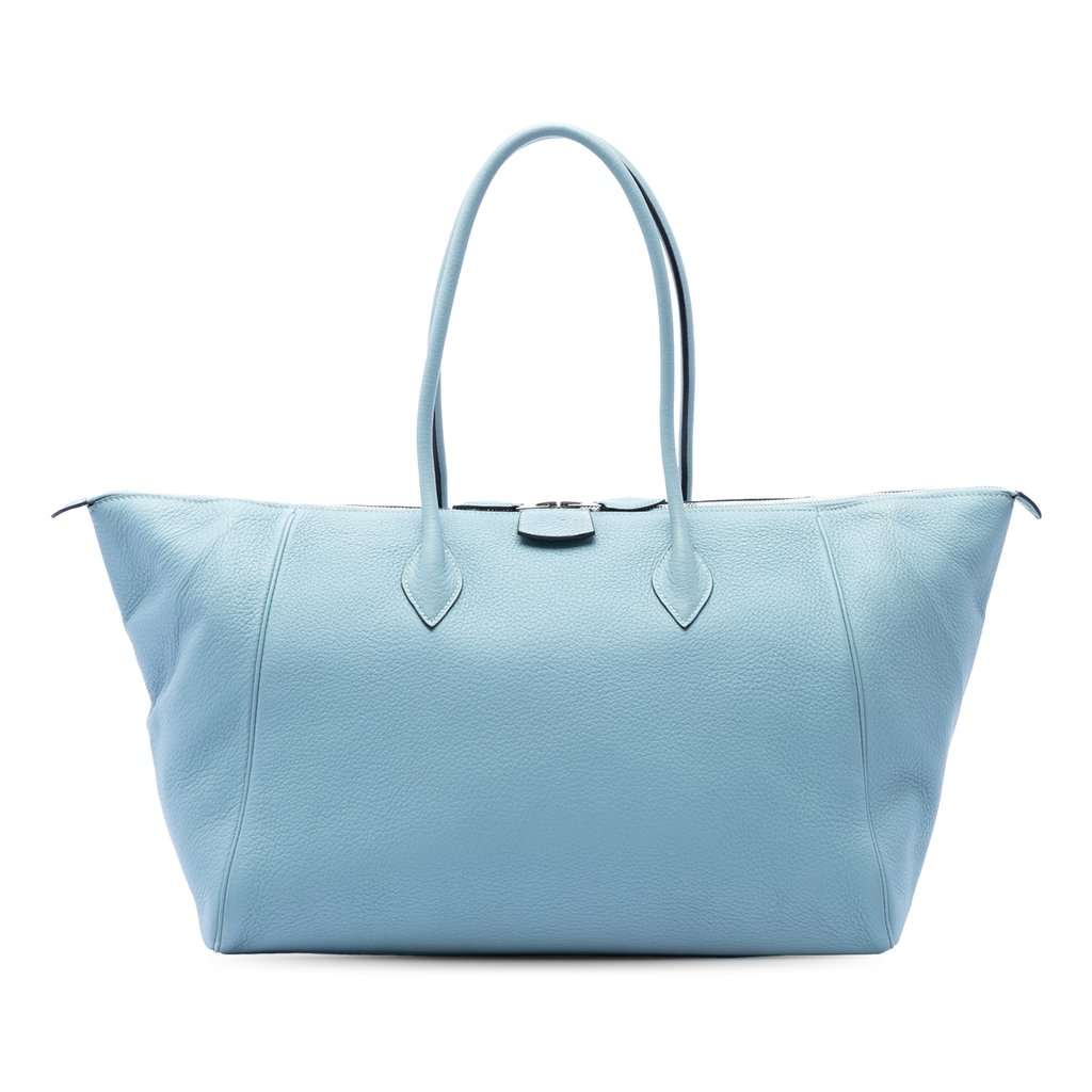 Hermès Clemence Paris Bombay 40 Blue Leather Very good condition - Front View