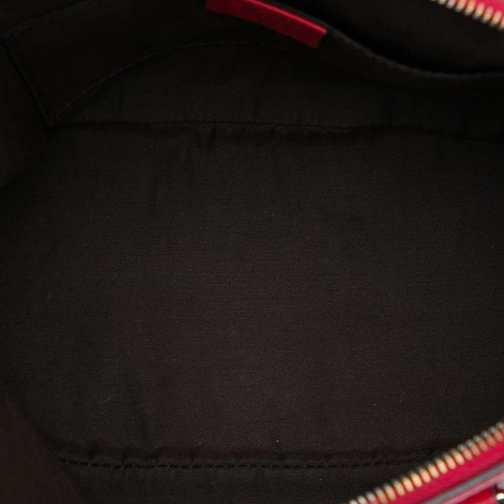 Gucci Medium Guccissima Dome Satchel Red Leather Very good - Model View