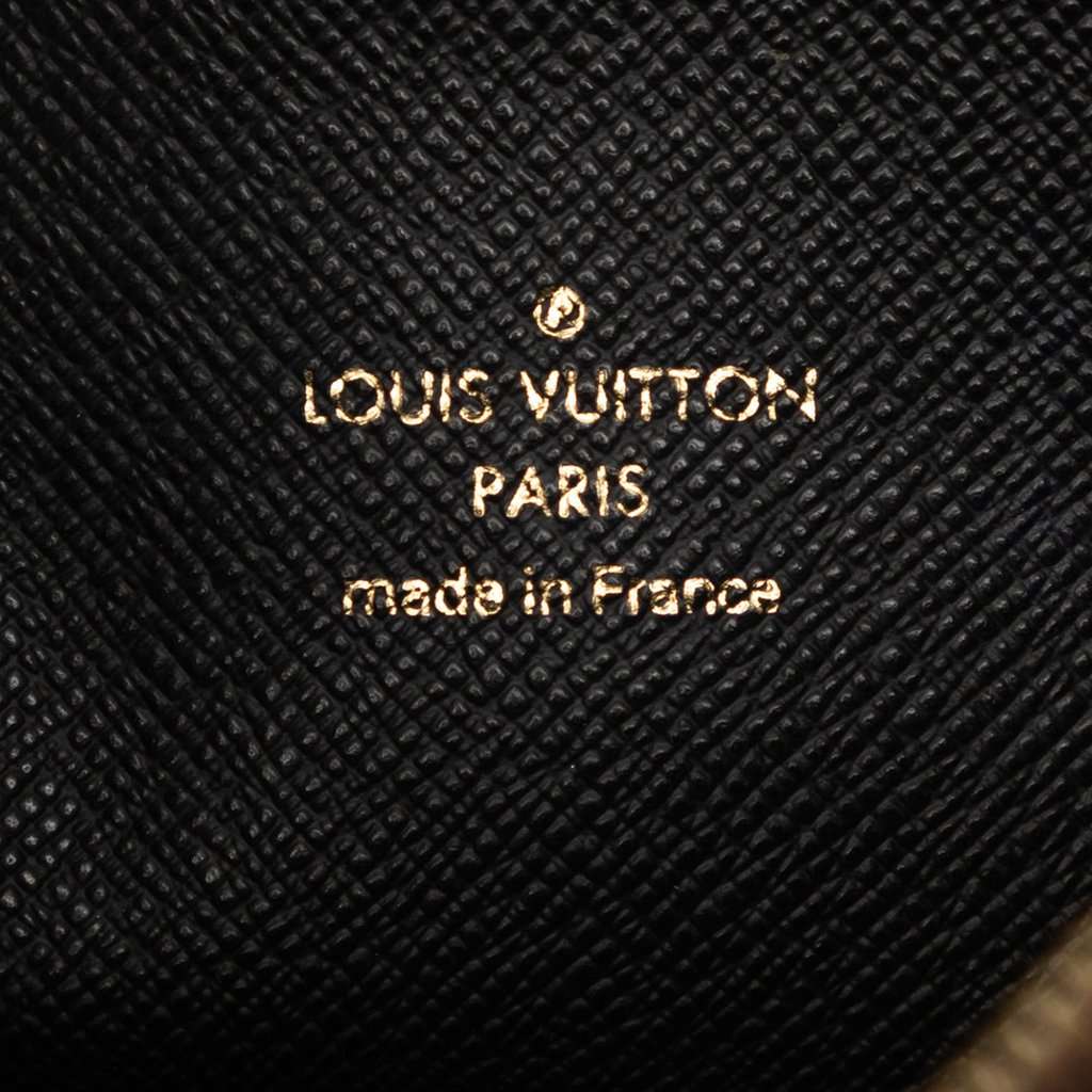 Louis Vuitton Monogram Giant Reverse Double Zip Pochette Brown Very good - Box View
