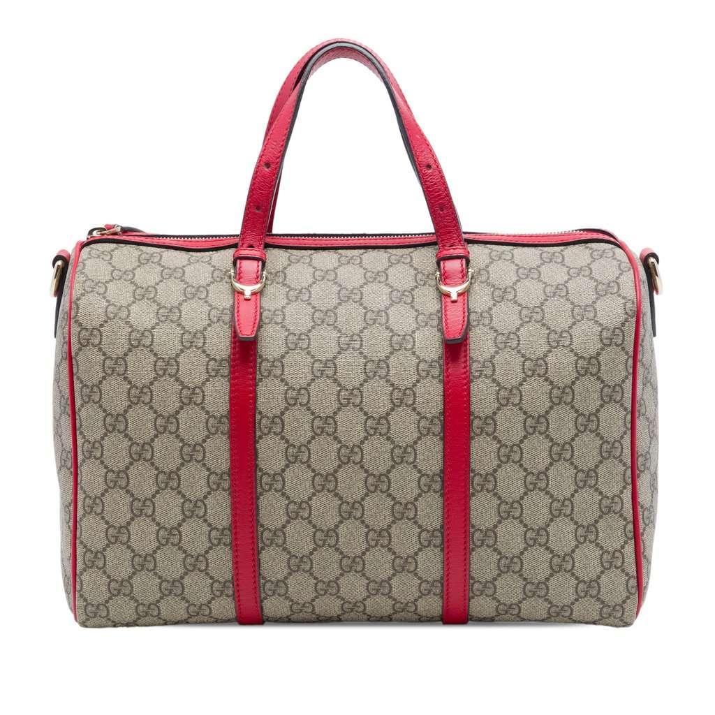 Gucci Medium GG Supreme Nice Boston Bag Beige Very good - Front View
