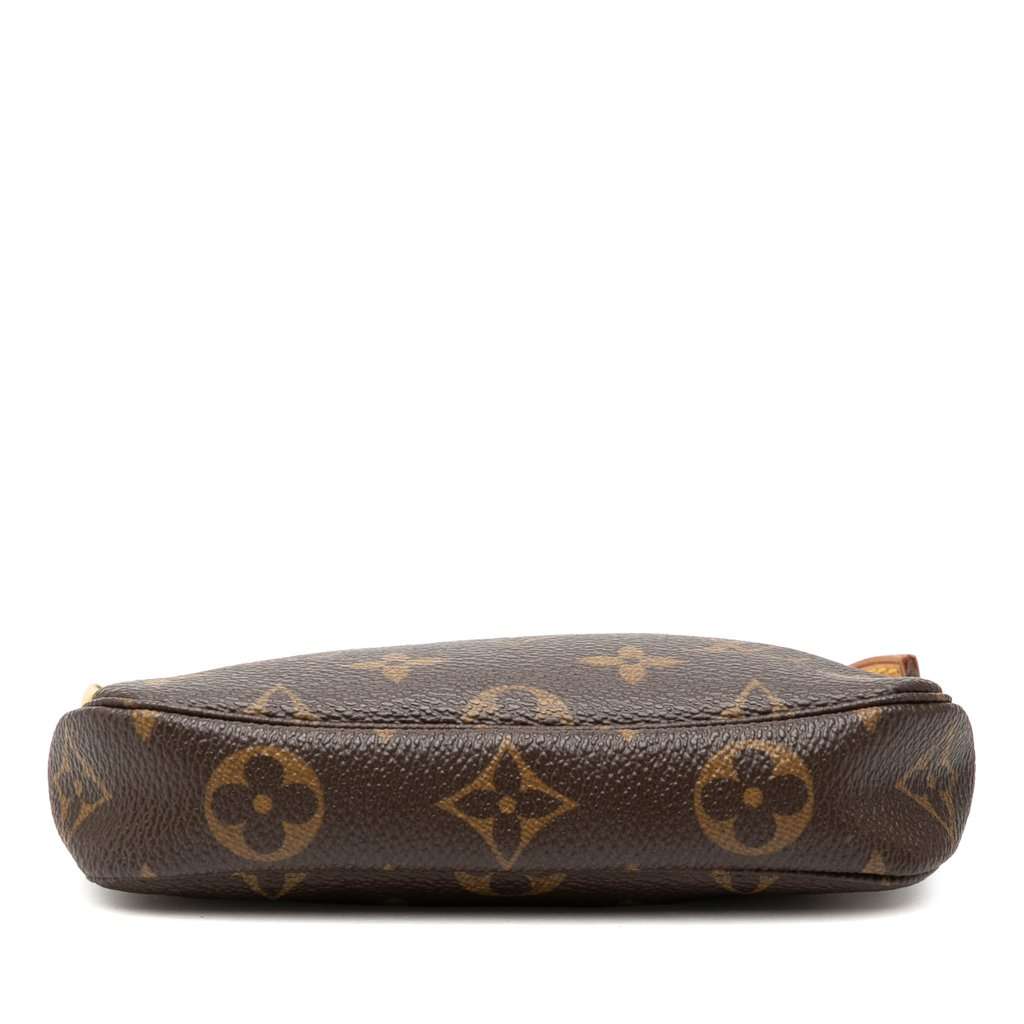 Louis Vuitton Monogram Mini Pochette Accessoires Brown Very good condition - Inside View