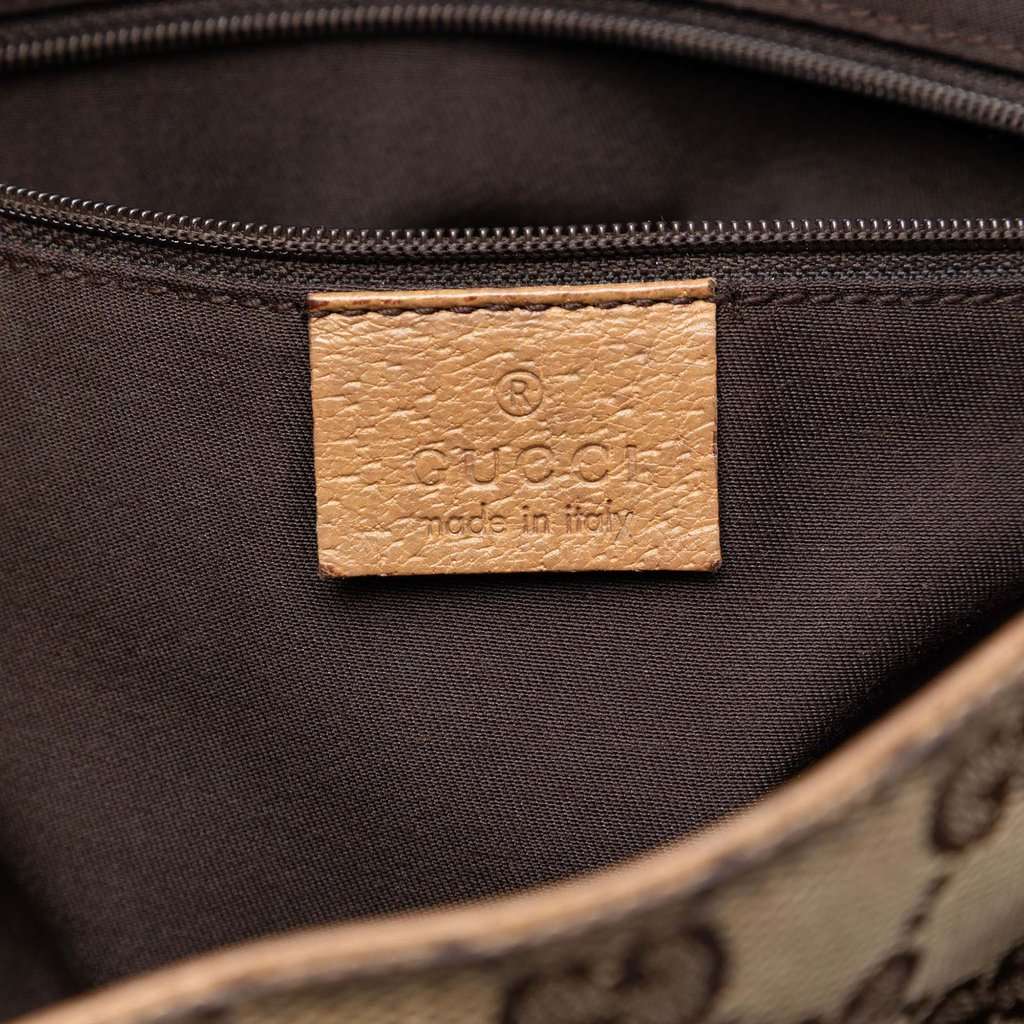 Gucci GG Canvas Eclipse Shoulder Bag Beige Very good condition - Box View
