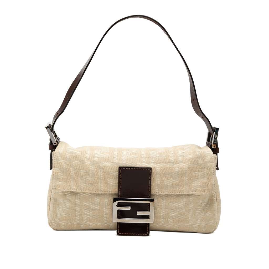 Fendi Zucca Canvas Baguette Brown Very good condition - Front View