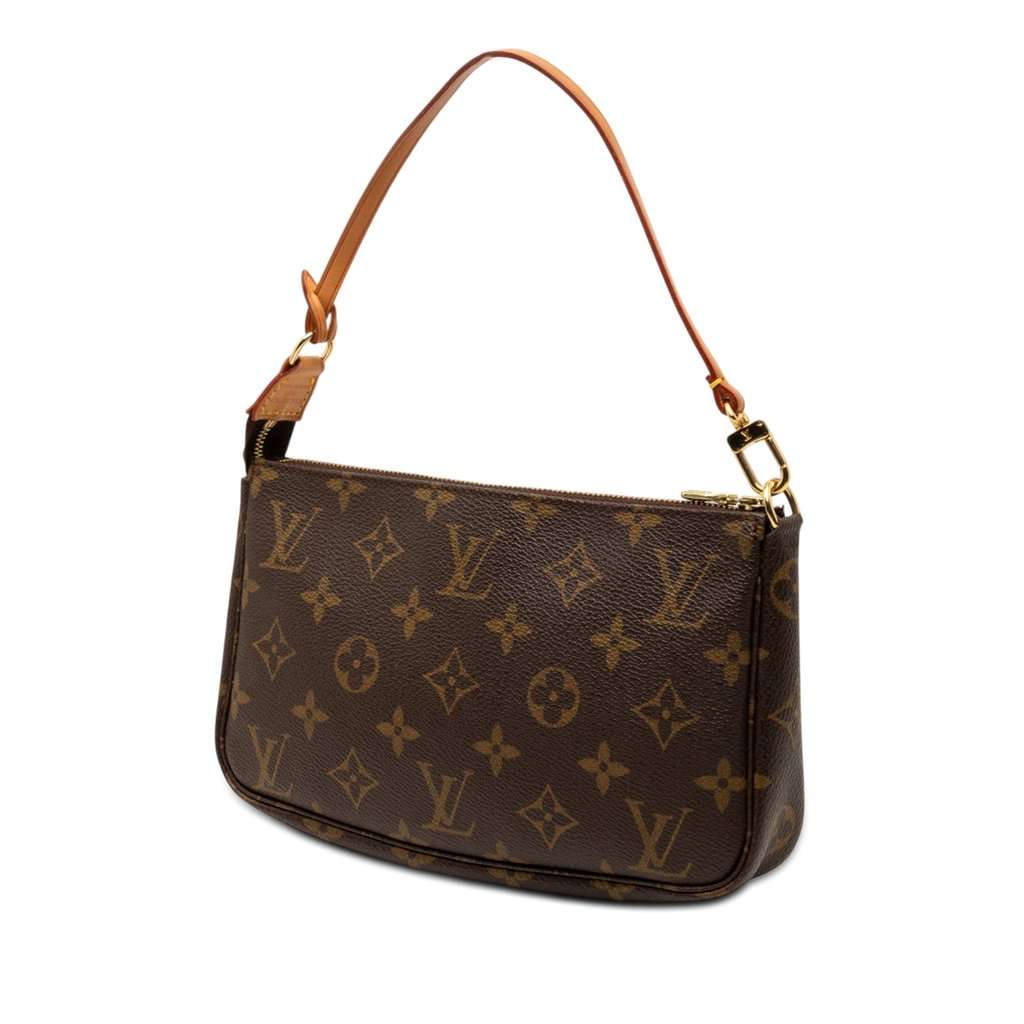 Louis Vuitton Monogram Pochette Accessoires Brown Very good condition - Back View