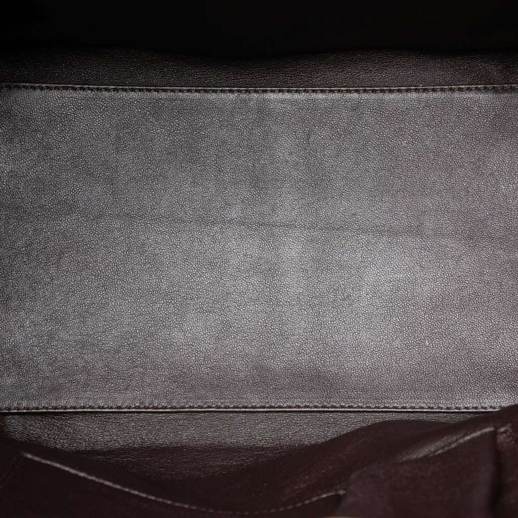 Celine Mini Tricolor Canvas and Leather Luggage Tote Brown Very good condition - Model View