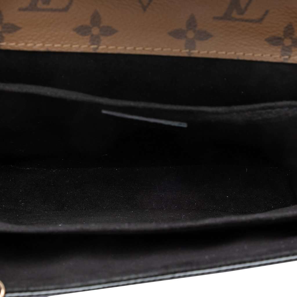 Louis Vuitton Shiny Epi and Monogram Reverse Mini Pochette Metis Black Leather Very good condition - Model View