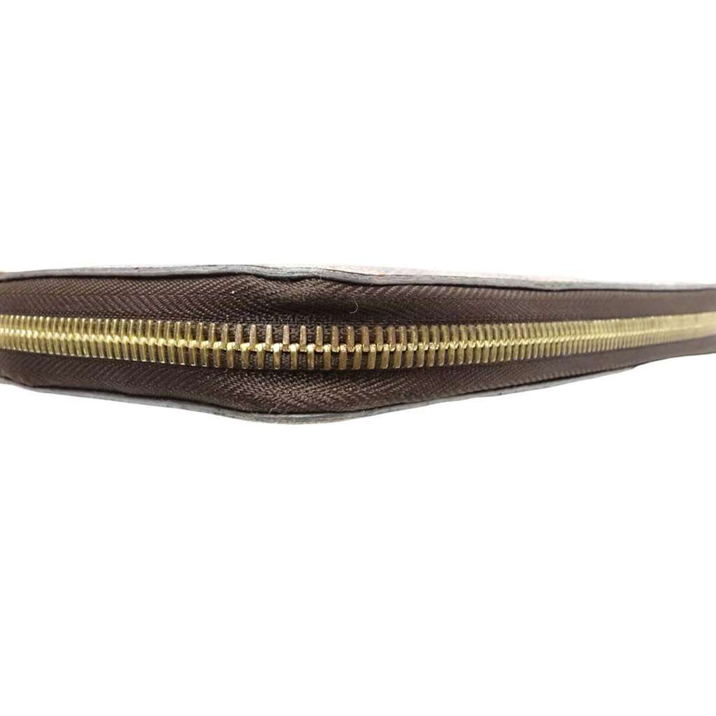 Louis Vuitton Damier Ebene Zippy Long Wallet Brown Very good - Inside View