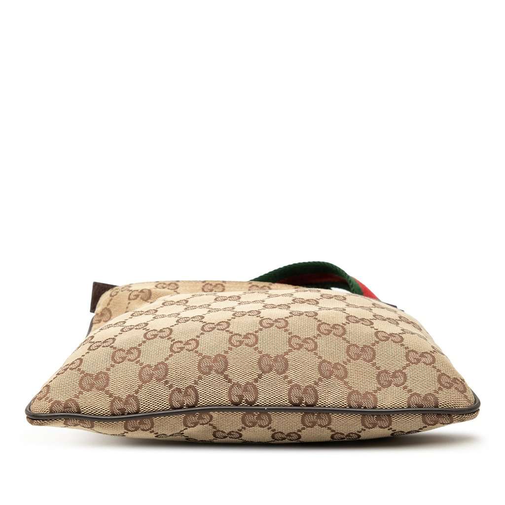 Gucci GG Canvas Web Crossbody Beige Very good condition - Inside View