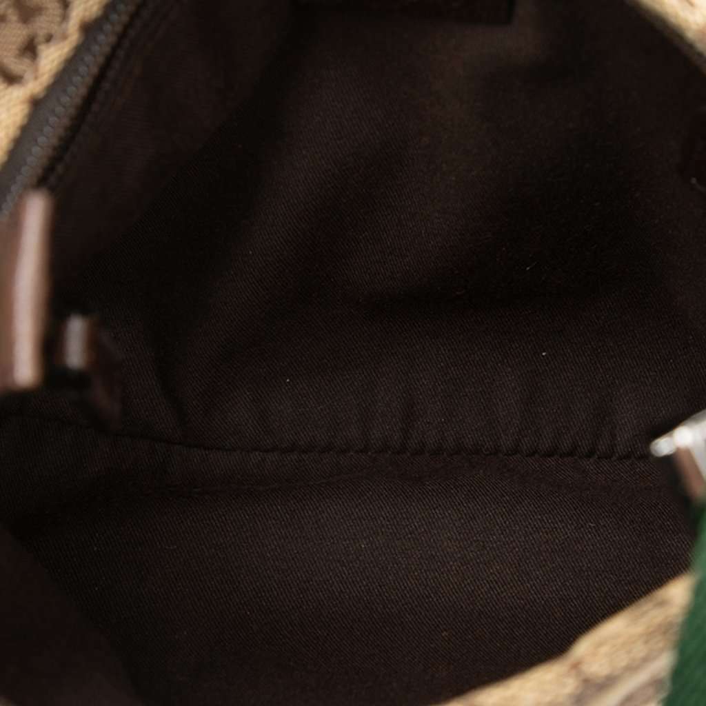 Gucci GG Canvas Web Crossbody Beige Very good condition - Model View