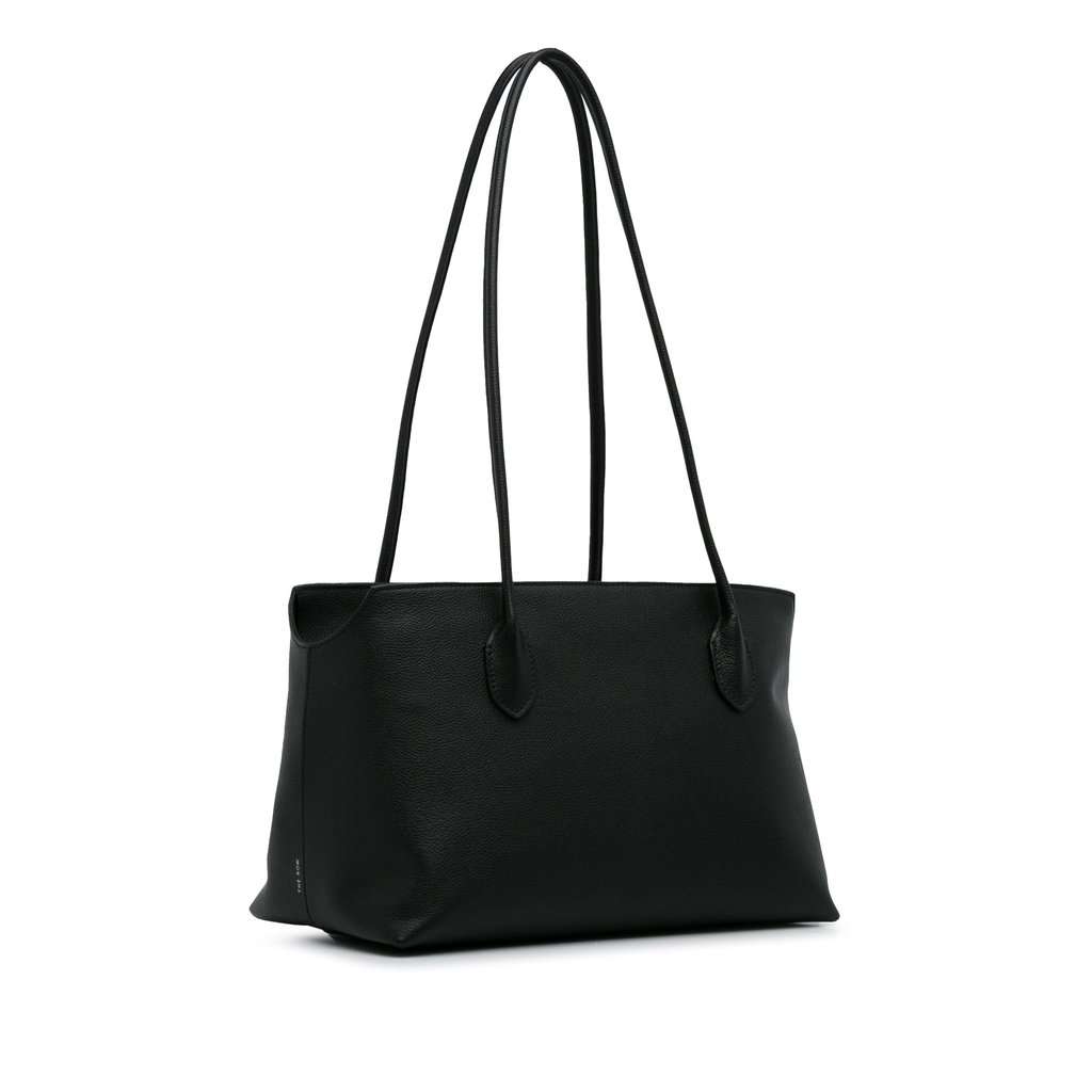 The Row Leather Terrasse Shoulder Bag Black Leather Very good - Back View