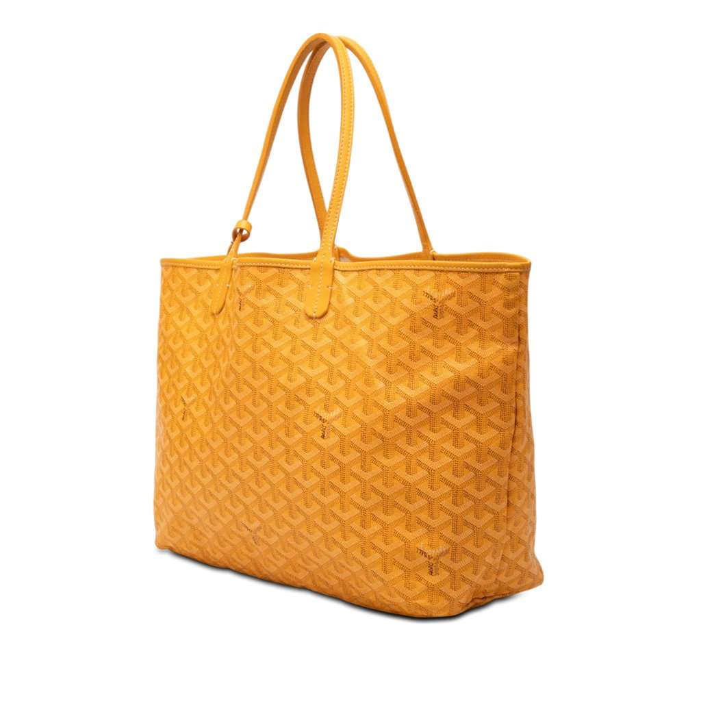 Goyard Goyardine Saint Louis PM Yellow Very good - Back View