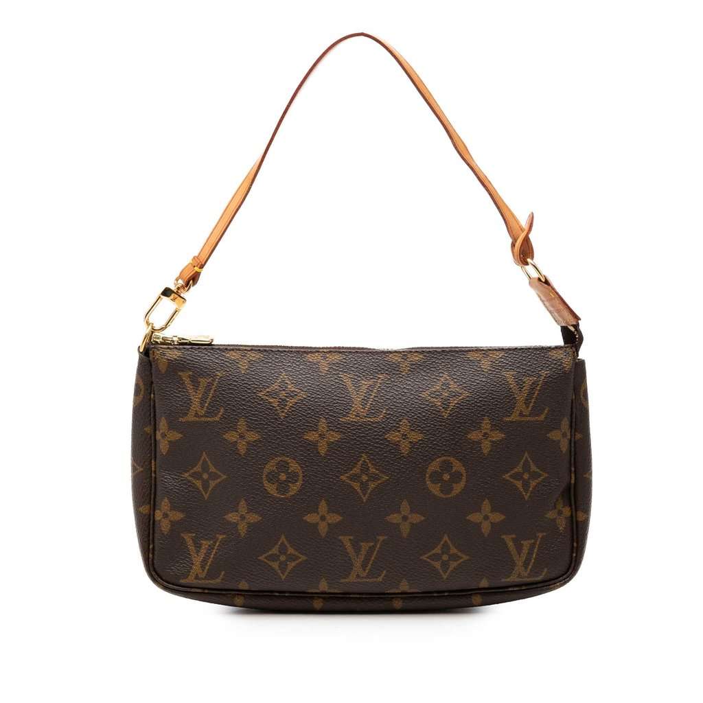 Louis Vuitton Monogram Pochette Accessoires Brown Good condition - Front View