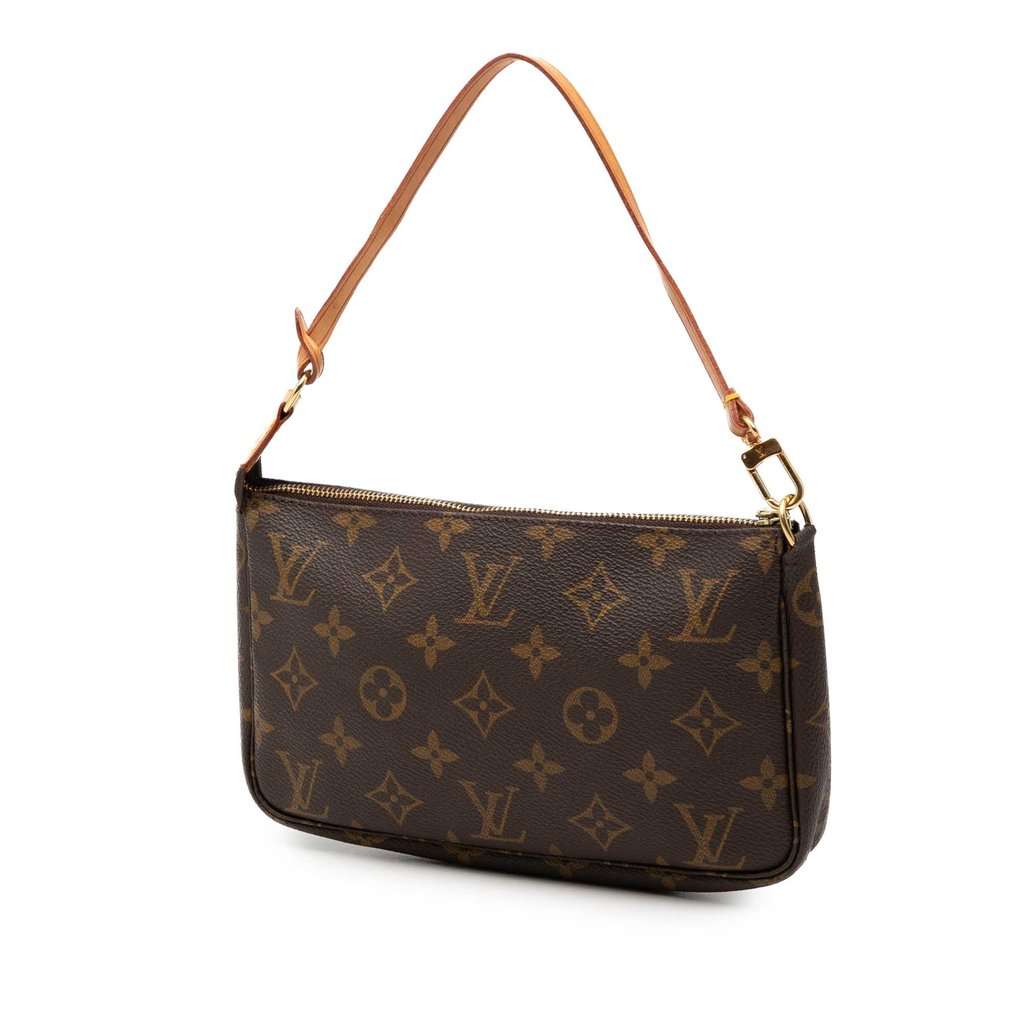 Louis Vuitton Monogram Pochette Accessoires Brown Good condition - Back View