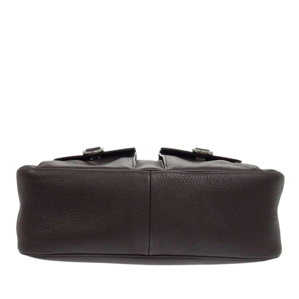 Gucci Calfskin Abbey D Ring Handbag Brown Leather Very good - Inside View