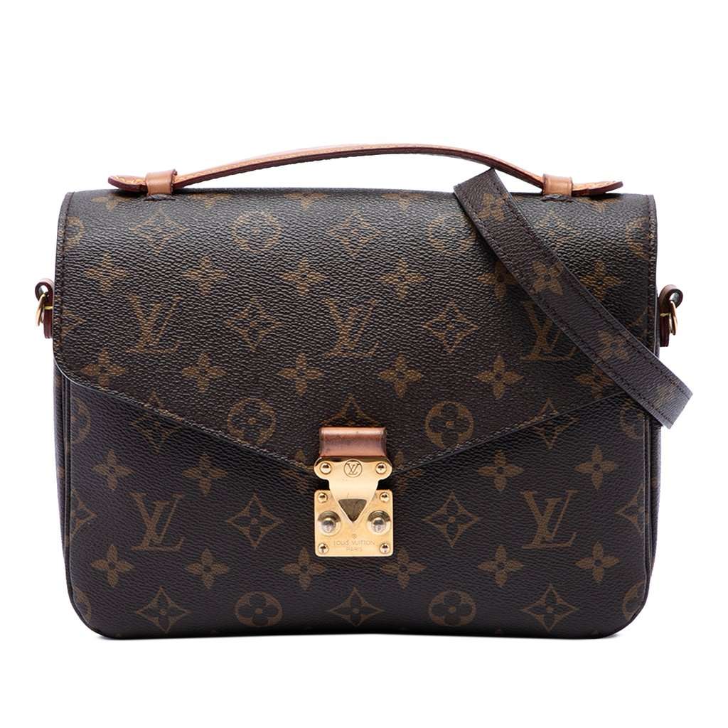 Louis Vuitton Monogram Pochette Metis Brown Very good condition - Front View