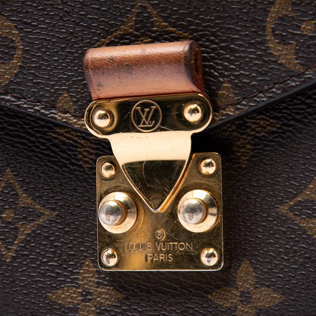 Louis Vuitton Monogram Pochette Metis Brown Very good condition - Box View