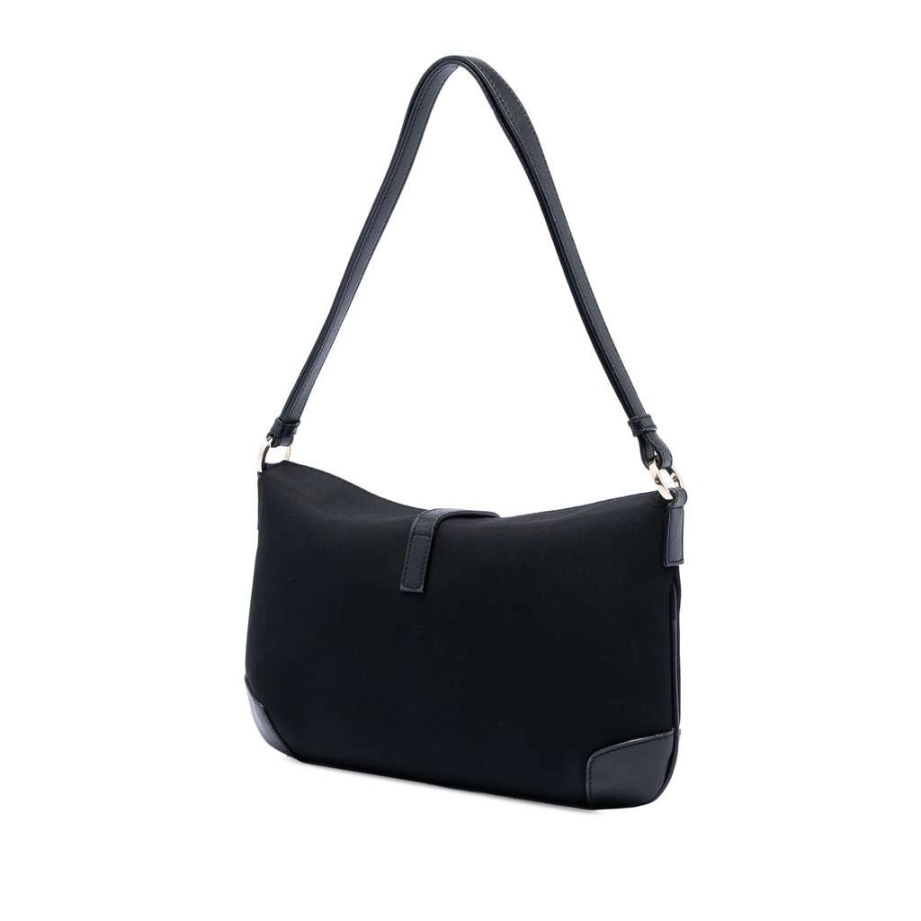 Gucci Canvas Jackie Hobo Black Very good condition - Back View
