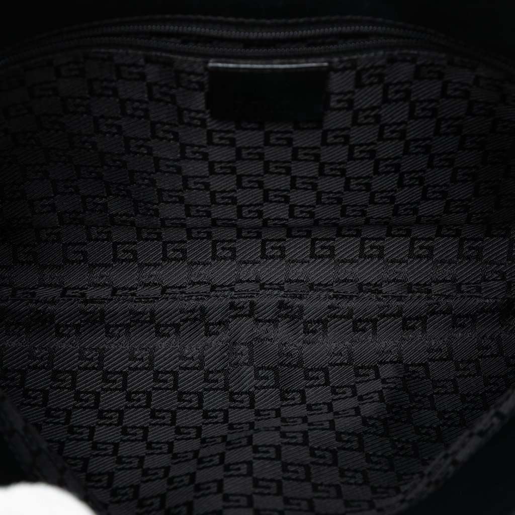 Gucci Canvas Jackie Hobo Black Very good condition - Model View
