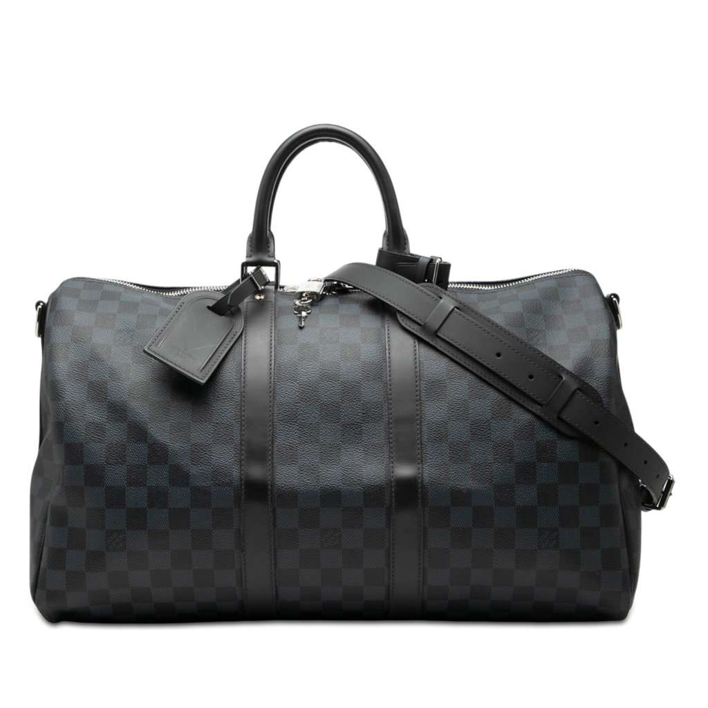 Louis Vuitton Damier Graphite Keepall Bandouliere 45 Black Very good - Front View
