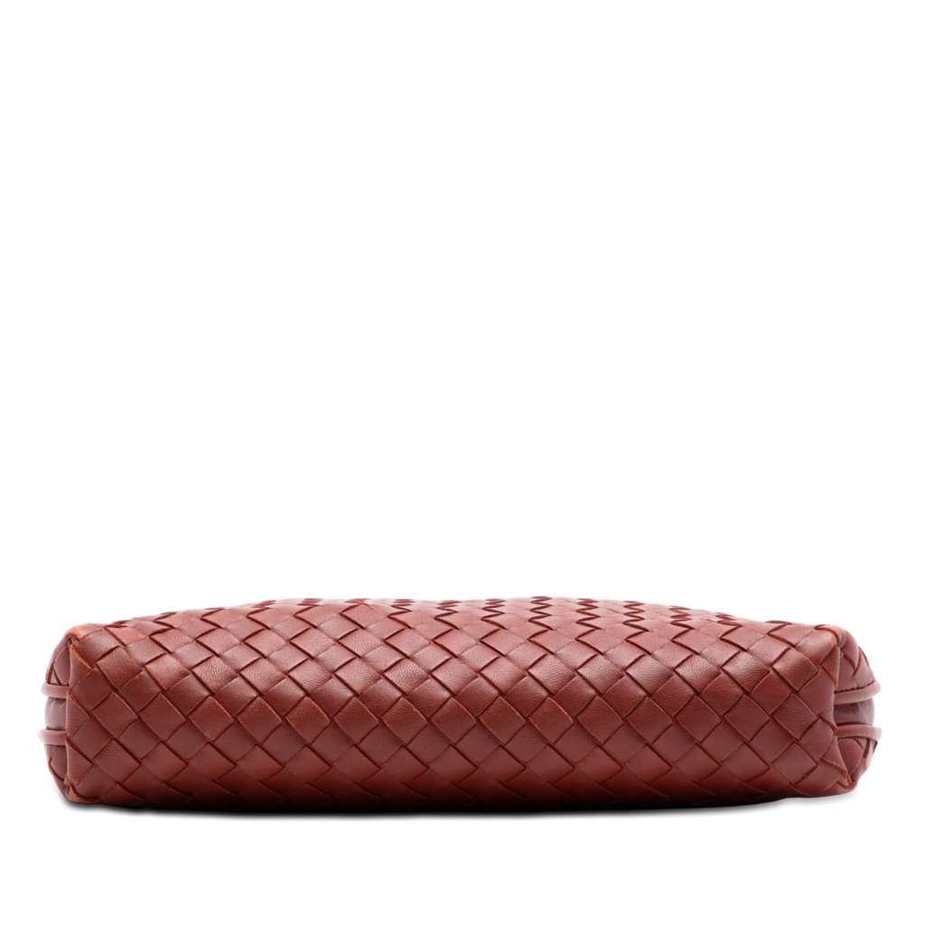 Bottega Veneta Nappa Intrecciato Nodini Crossbody Red Leather Very good condition - Inside View