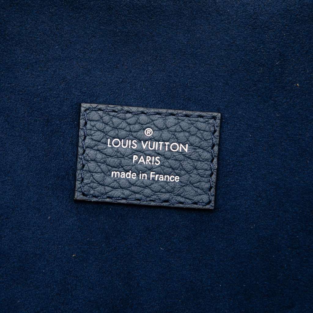 Louis Vuitton Taurillon Victor Briefcase Blue Leather Very good - Box View