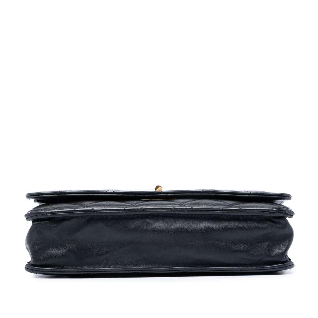Chanel Quilted Aged Calfskin Reissue 2.55 Wallet on Chain Black Leather Very good condition - Inside View