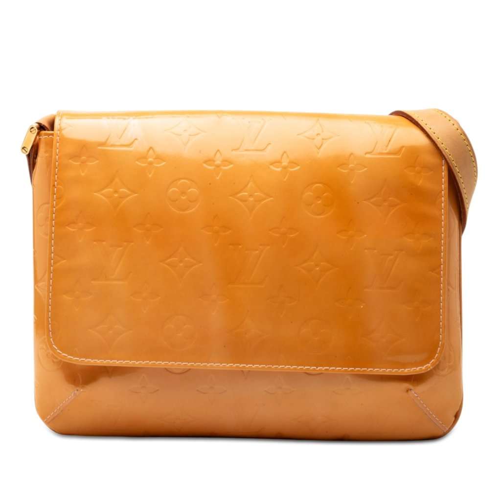 Louis Vuitton Monogram Vernis Thompson Street Beige Leather Very good condition - Front View