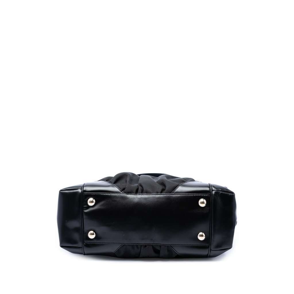 Gucci GG Nylon Full Moon Tote Black Very good - Inside View