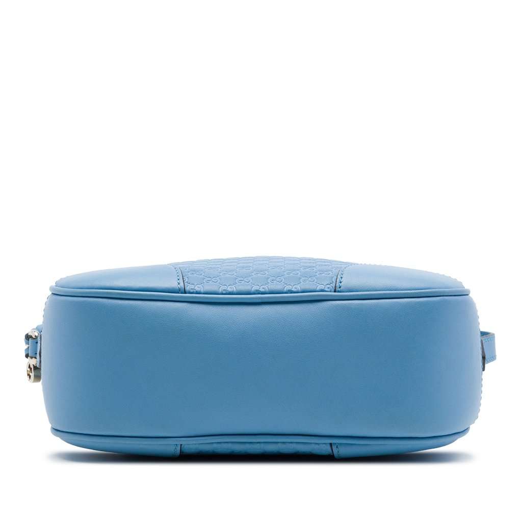 Gucci Microguccissima Bree Crossbody Blue Leather Very good - Inside View