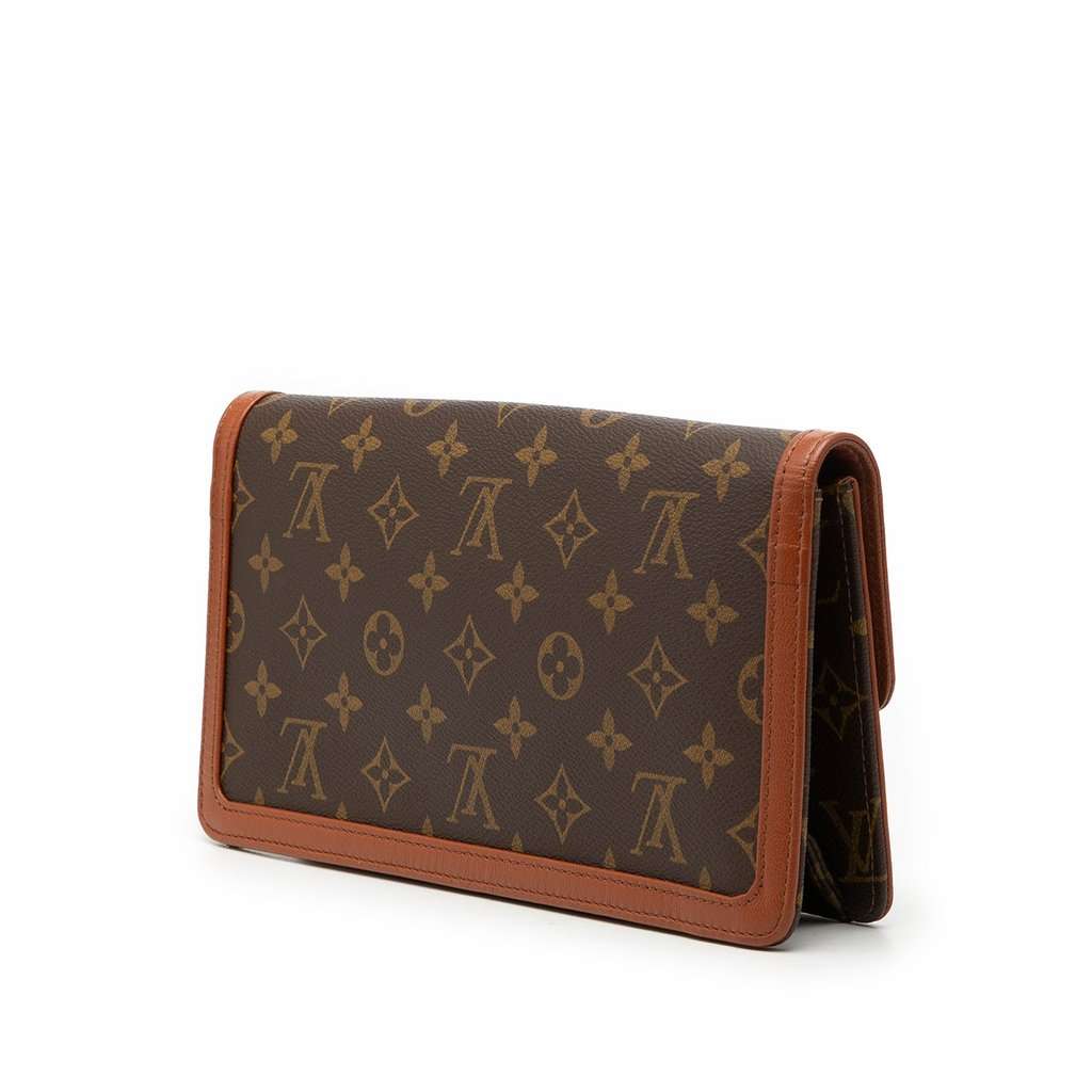 Louis Vuitton Monogram Pochette Dame PM Brown Very good condition - Back View