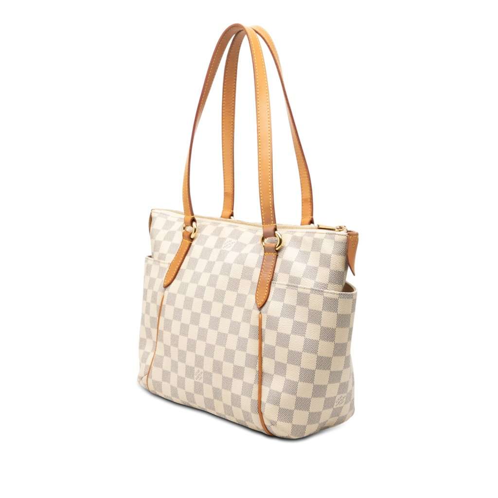 Louis Vuitton Damier Azur Totally PM White Very good condition - Back View