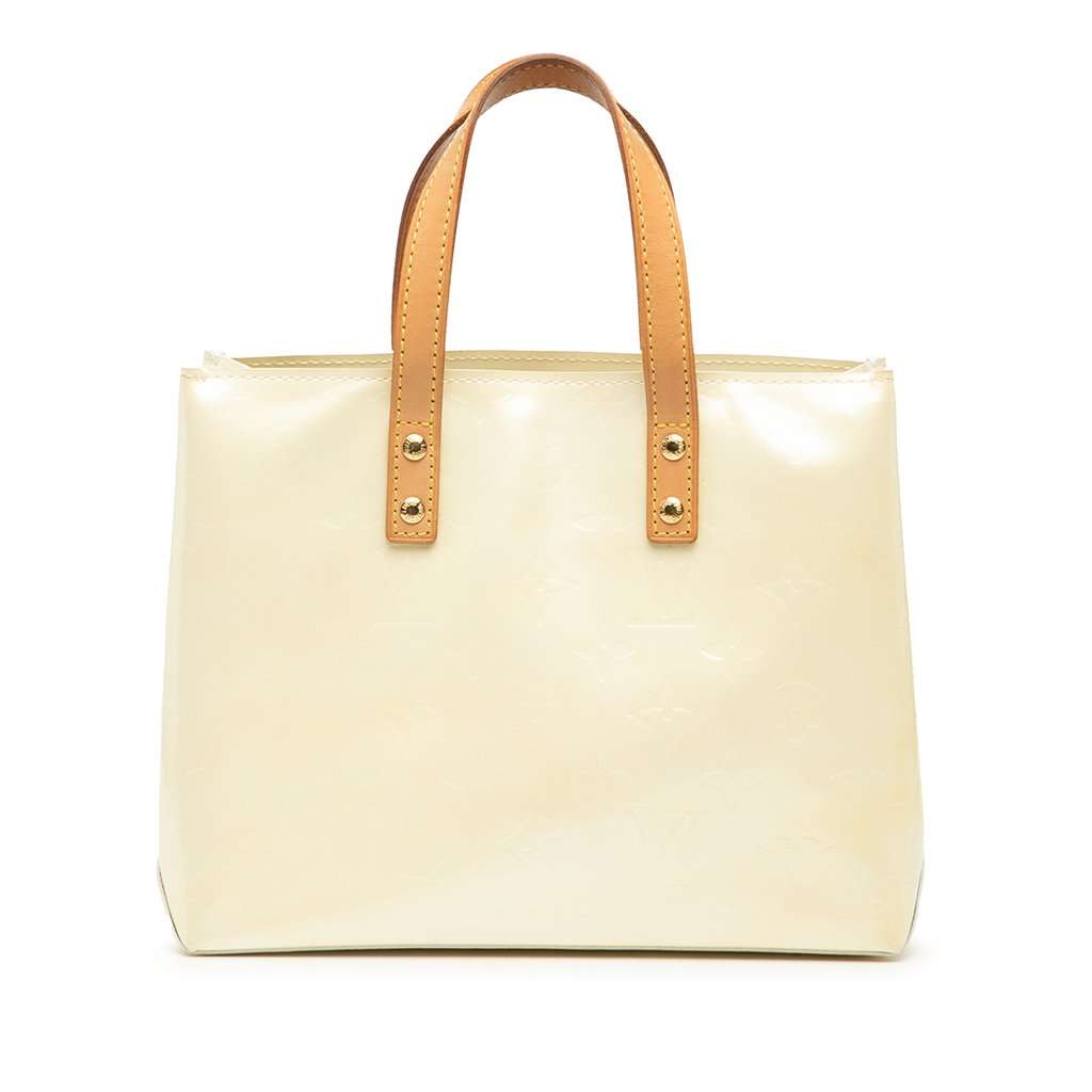 Louis Vuitton Monogram Vernis Reade PM White Leather Very good condition - Front View