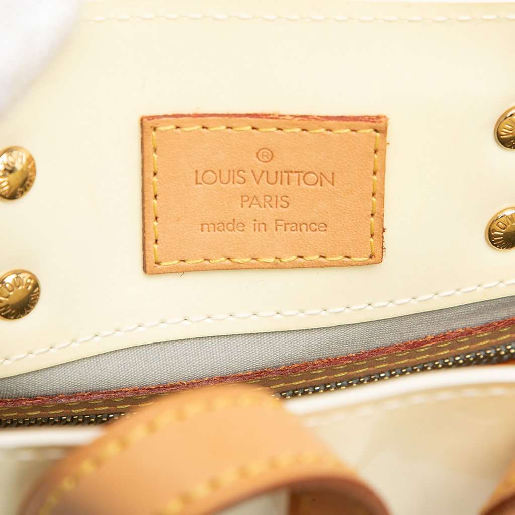 Louis Vuitton Monogram Vernis Reade PM White Leather Very good condition - Box View