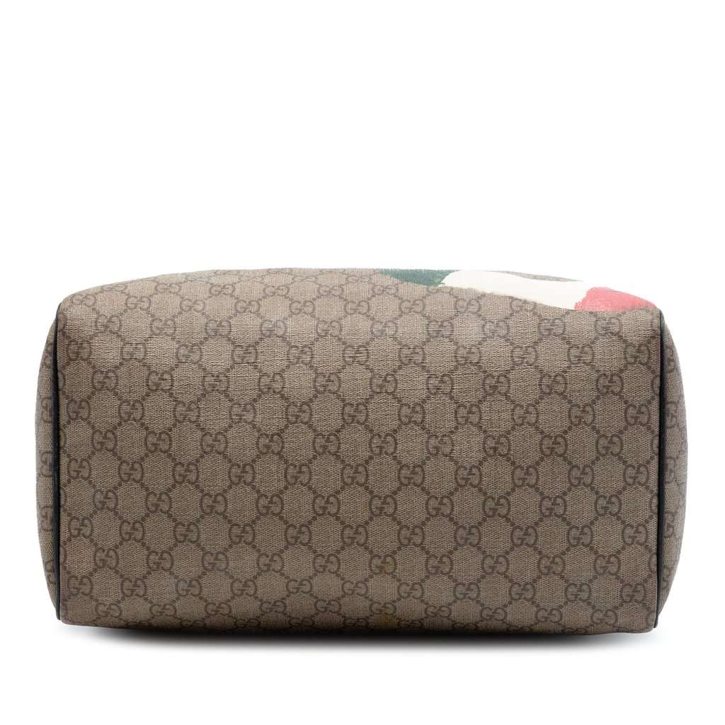 Gucci Medium GG Supreme Italian Flag Joy Boston Bag Beige Very good - Inside View
