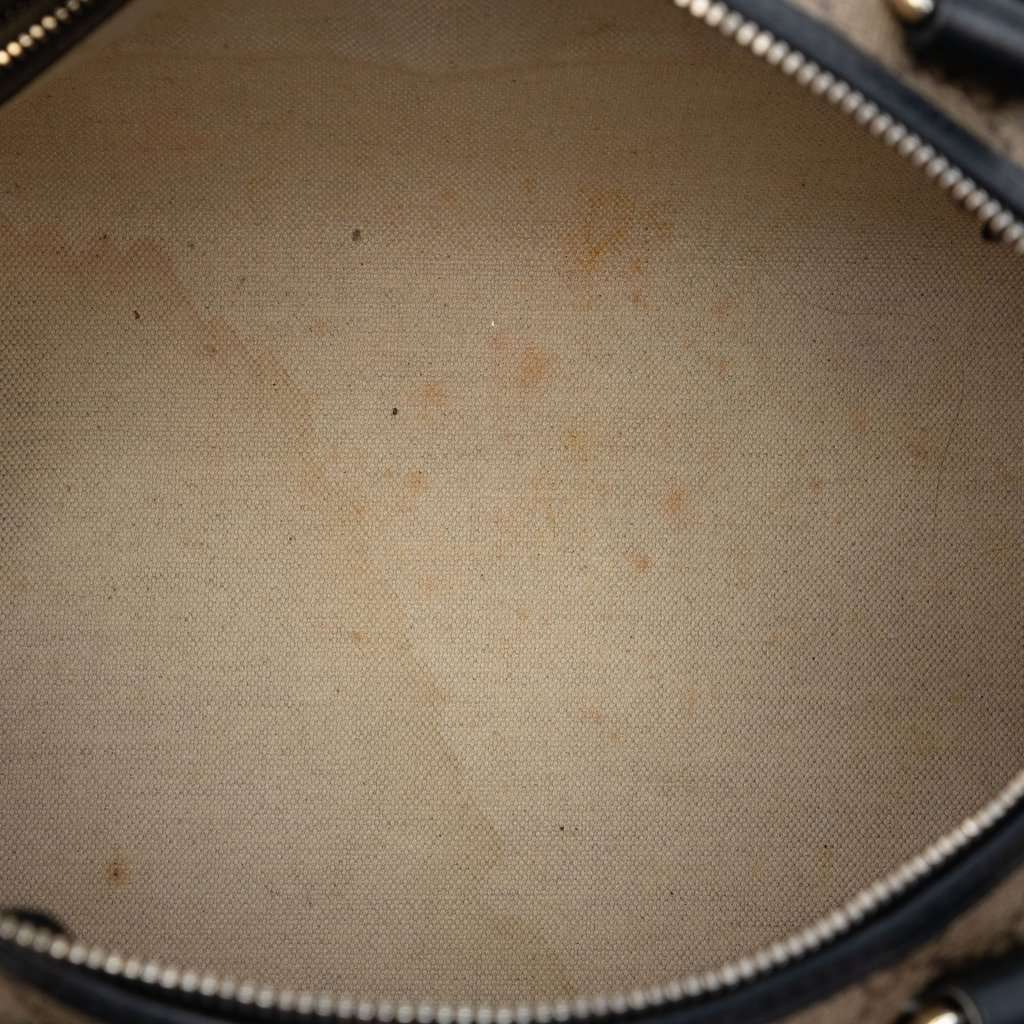 Gucci Medium GG Supreme Italian Flag Joy Boston Bag Beige Very good - Model View