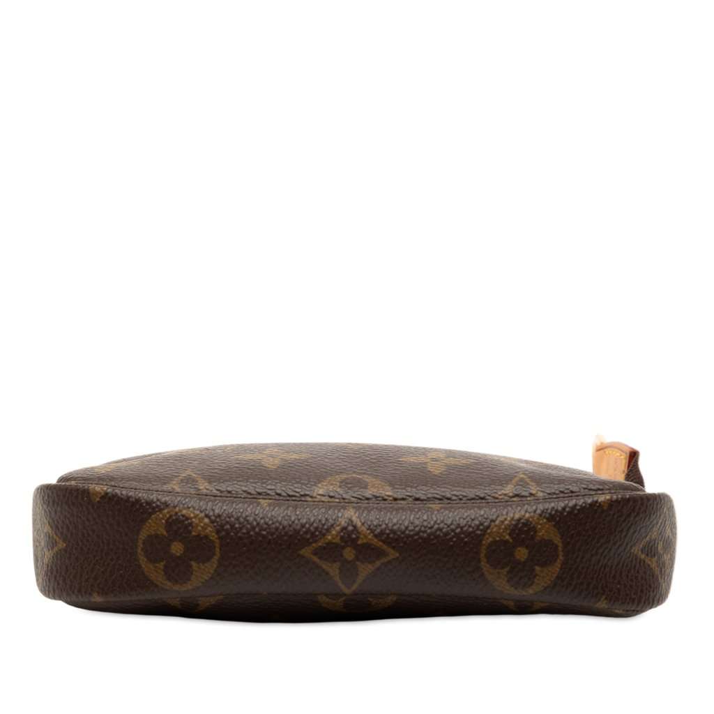 Louis Vuitton Monogram Mini Pochette Accessoires Brown Very good condition - Inside View