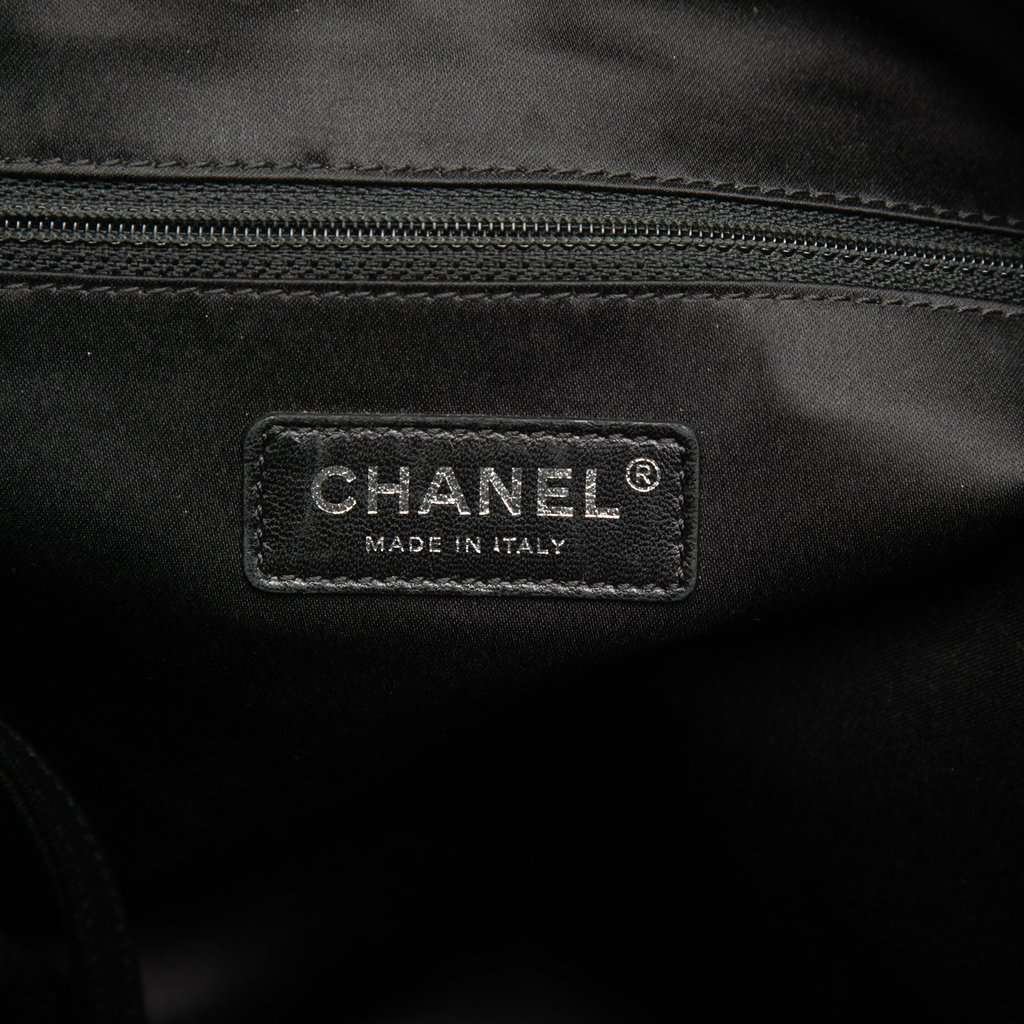Chanel Quilted Nylon and Tweed Astronaut Essentials Backpack Black Very good condition - Box View