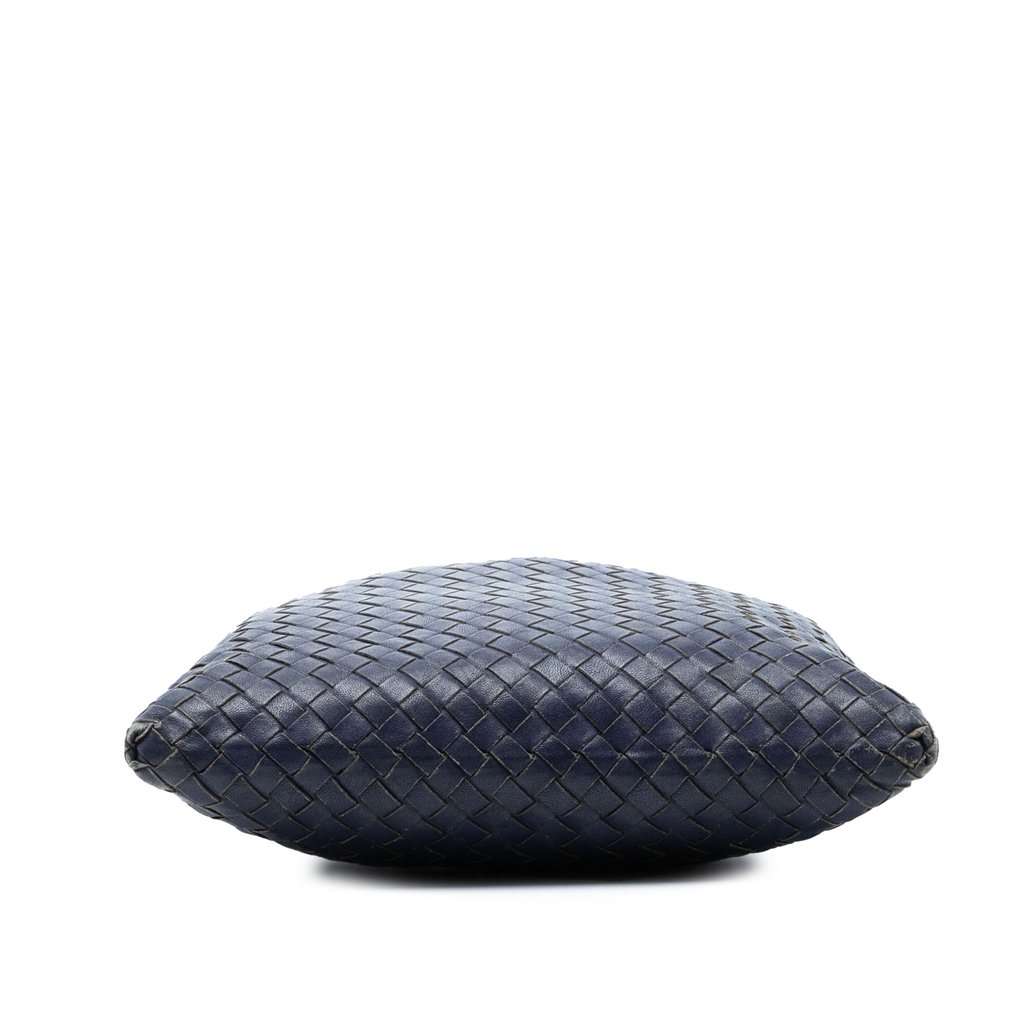 Bottega Veneta Nappa Intrecciato Crossbody Blue Leather Very good - Inside View