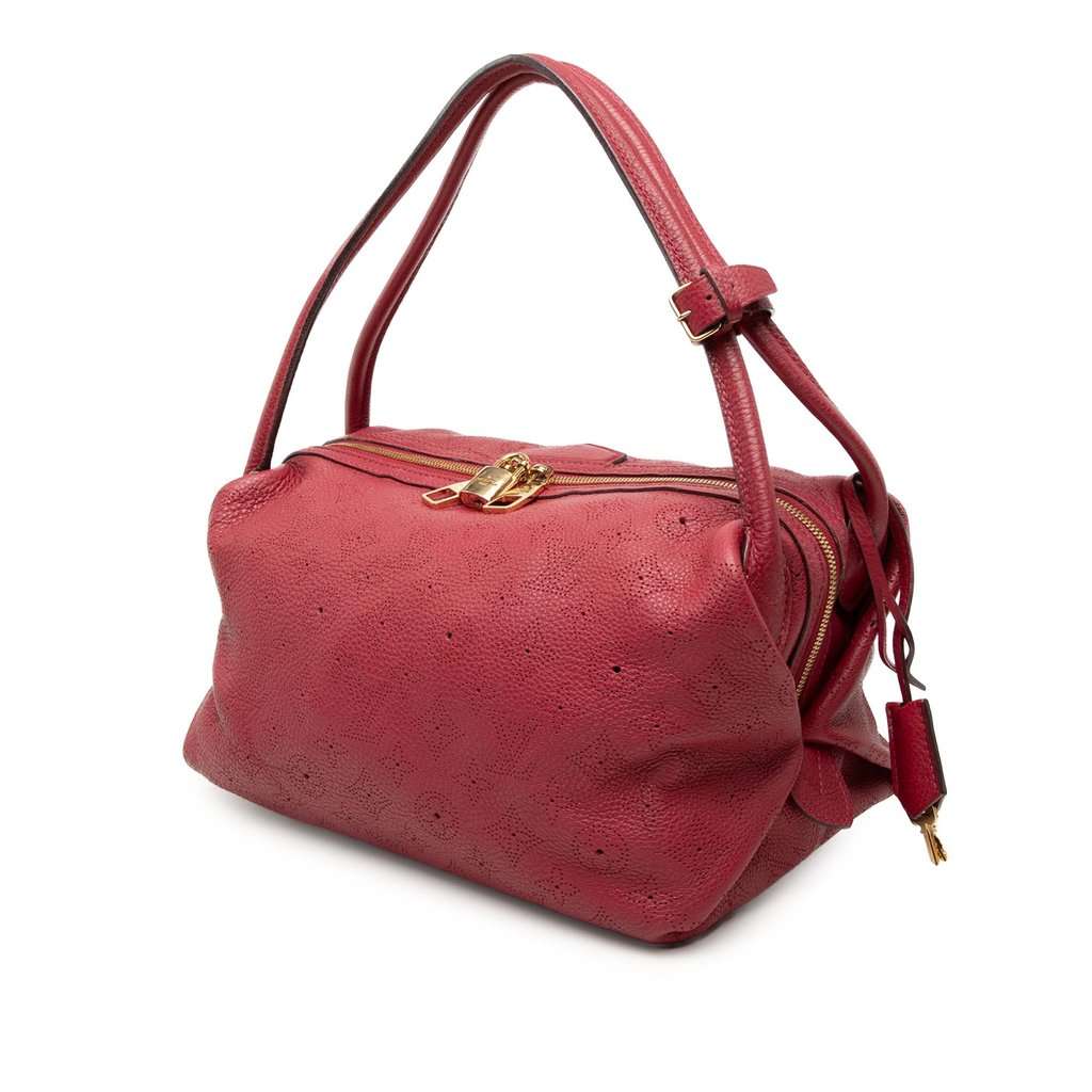 Louis Vuitton Monogram Mahina Galatea PM Red Leather Very good condition - Back View