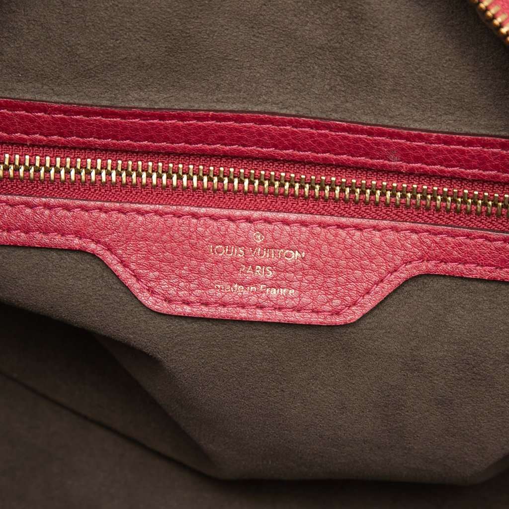 Louis Vuitton Monogram Mahina Galatea PM Red Leather Very good condition - Box View
