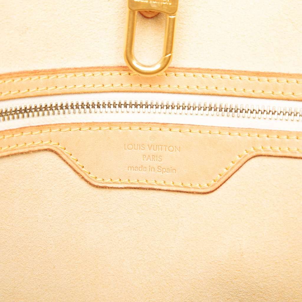 Louis Vuitton Damier Azur Hampstead MM White Very good condition - Box View