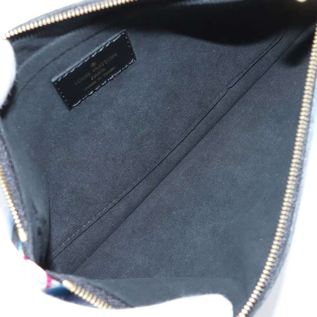 Louis Vuitton Monogram Game On Neverfull MM Black Very good condition - Model View