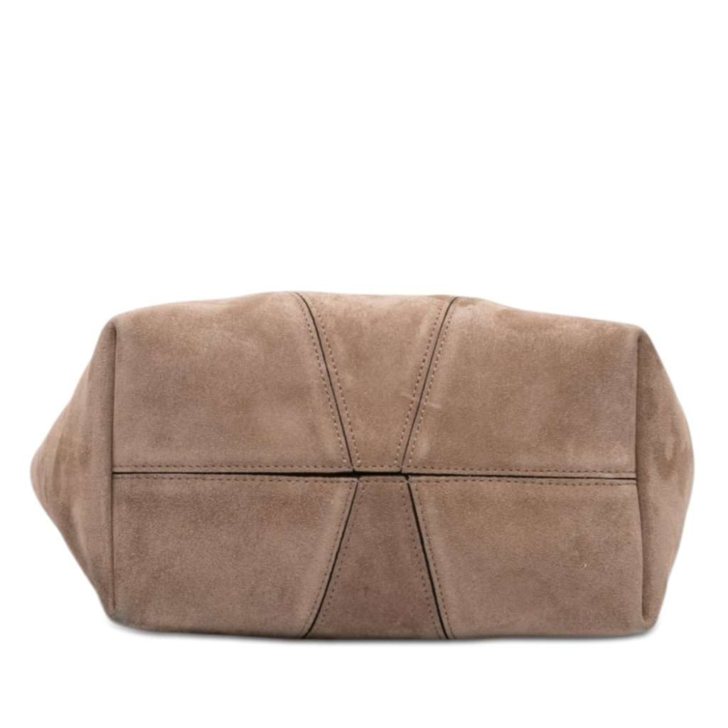 Chloé Medium Suede Spin Tote Brown Leather Very good condition - Inside View