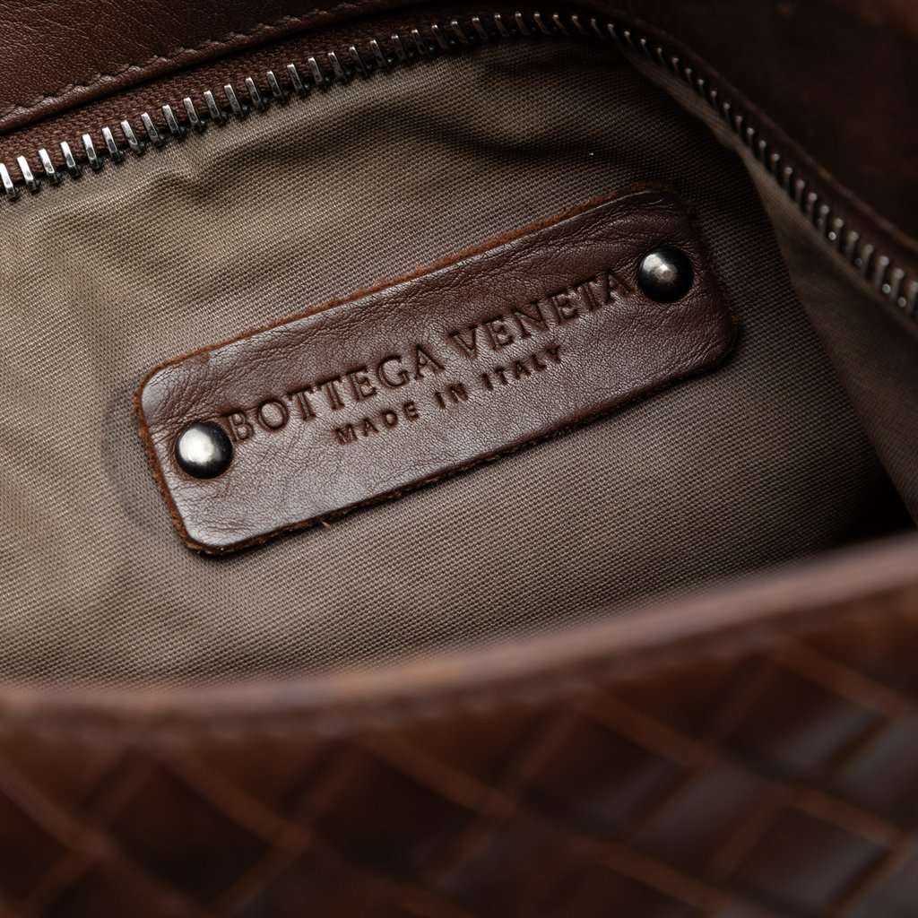 Bottega Veneta Nappa Intrecciato Crossbody Brown Leather Very good condition - Box View